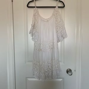 Guess - Crochet Sundress - White sz. L